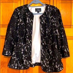 Black and White Formal Jacket